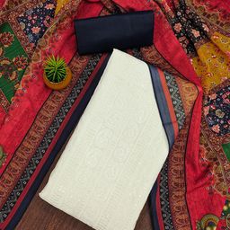 Rangtulika Ethnics Embroidered Unstitched Dress Material-picture-24