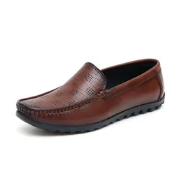 ARAMISH Men Perforations Leather Loafers-picture-30