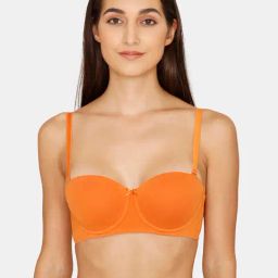 Zivame Orange Medium Coverage Balconette Bra-picture-18