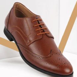 Fausto Men's Tan Brogue Shoes-image-35