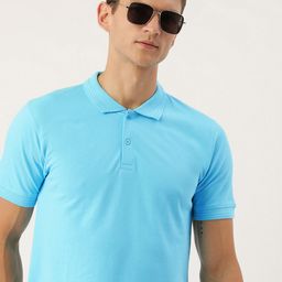 ARISE Men Polo Collar Pure Cotton T-shirt-image-37