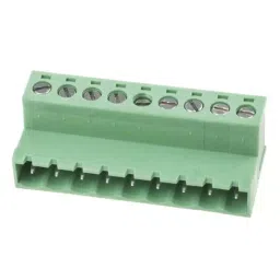 RS PRO 9 Way Pluggable Terminal Block 5.08 mm Pitch Screw Termination, 7900821-14