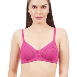 Amante Pink Non Wired Non Padded T-Shirt Bra-image-52