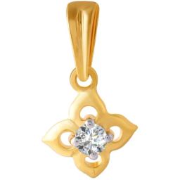 P.C. Chandra Jewellers 18 kt Gold & Diamond Pendant-picture-1