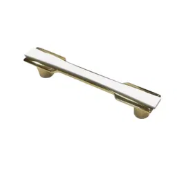 PRADO Cabinet Handle 224 mm Size for Drawers and Compartments, FEATHER WHITE GOLDEN-picture-10