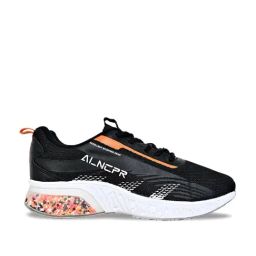 Allen Cooper Men's Black Running Shoes-43