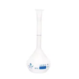 Supertek PMP Class B Volumetric Flask with PP Stopper, Capacity 250 ml, CH11077BD/4-61