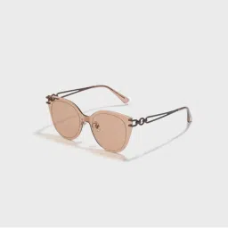 SAM AND MARSHALL Cindy 400UV Protection Metal Cat Eye Brown Sunglasses-picture-42