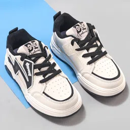 Oh! Pair Sport Shoes with Lace Up Closure - Black-picture-49