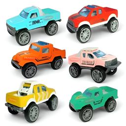 NEGOCIO Mini Pull Back Truck Toy Pack Of 6 (Color May Vary )-18