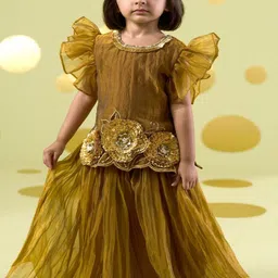 Vivedkids Girls Regular Kurta with Skirt-picture-36