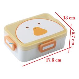 FunBlast Lunch Box with Small Container - Yellow image 3