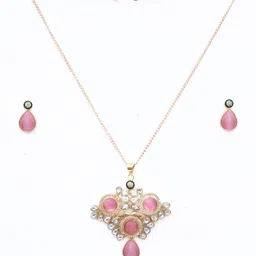 Opal Touch Brass Cubic Zirconia Jewellery set-picture-8