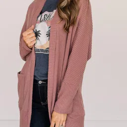 HERE&NOW Women Longline Cardigan-picture-30