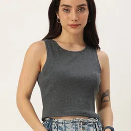 Harvard Round Neck Tank Crop Top-picture-6