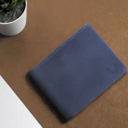 Hidesign Ecom Blue Casual Leather Bi-Fold Wallet for Men-picture-13