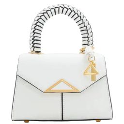 ALDO White Solid Small Handbag-28