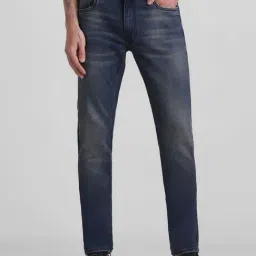 Jack & Jones Dark Blue Denim Regular Fit Jeans-image-34