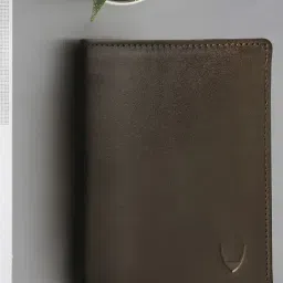 Hidesign Brown Textured Bi-Fold Wallet for Men-5