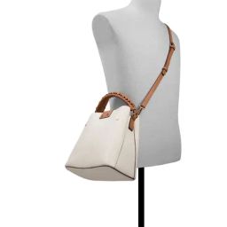 ALDO Beige Overflow Solid Medium Bucket Bag image 4