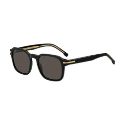 Hugo Boss Black Rectangular Sunglasses for Men-image-68