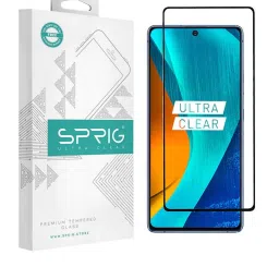 Sprig Edge To Edge Tempered Glass for Realme P1 Pro (Pack of 1) image 1