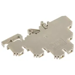 RS PRO Feed Through Terminal Block Beige Triple-Level Screw Termination, 8725619-7
