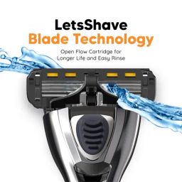 LetsShave Pro 4 Razor Value Kit for Men - Pack of 4 Blades (Multicolor) image 5