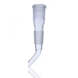 ABGIL ABG426 Borosilicate Glass Adapter With Direct Drip Tube - Socket (B- 55) Cone (B- 55)-19