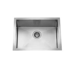 Jayna Noble Square 24x18x09 inch Satin Finish Stainless Steel Single Bowl Kitchen Sink, JNS 2418-picture-40