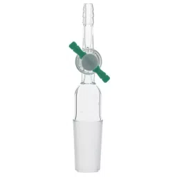 ABGIL ABG471 Borosilicate Glass Flow Control Adapter With Stopcock Straight - Cone (B-55)-image-95