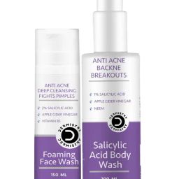 Dermistry Anti Acne Foaming Face Wash & Back Acne Salicylic Acid Body Wash Combo-17