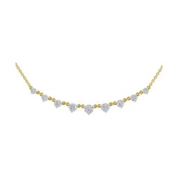 Sparkles Lab Grown Diamond 14k (585) Yellow Gold Necklace for Women-picture-39