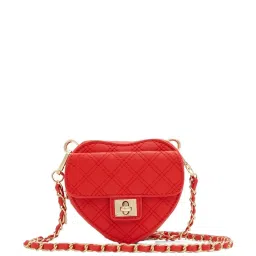 Call It Spring Red Textured Small Sling Handbag image 1