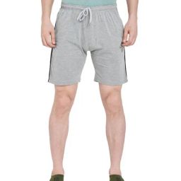 Duke Medium Grey Melange Regular Fit Shorts-picture-39