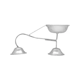 Sri Jagdamba Pearls 0.8 Silver Aarti Stand-image-42