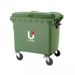Ultima 1100 L Green HDPE Wheel Dustbin 1 Pc-image-64