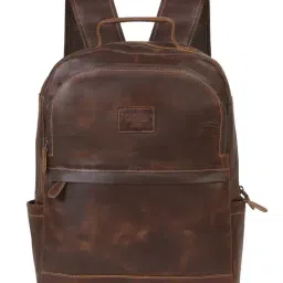 Teakwood Leathers 30 Ltrs Brown Medium Backpack-33