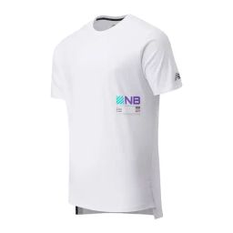 New Balance White Regular Fit Sports T-Shirt-image-30