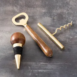 Nestroots Solid Gold Stainless Steel Bar Tool Set of 3-11