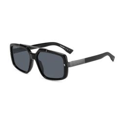 DSQUARED2 Grey Rectangular Sunglasses for Men-14