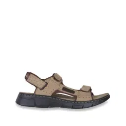 Woodland Men's Khaki Floater Sandals-picture-13