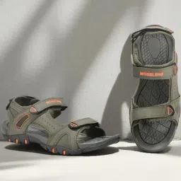 Woodland Men's Olive Floaters-image-79