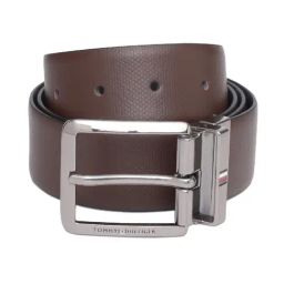 TOMMY HILFIGER Brown & Black Lambert Reversible Belt-image-97