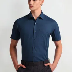 Arrow Blue Regular Fit Shirt-picture-5