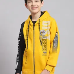 Monte Carlo Kids Yellow Printed Full Sleeves Sweatshirt-image-83