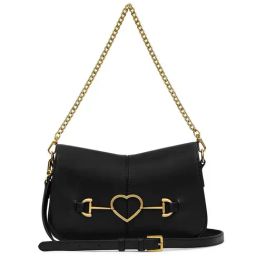 Miraggio Date Black Faux Leather Solid Shoulder Handbag-image-65