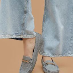 Ginger by Lifestyle Women Light Grey Loafers-image-57