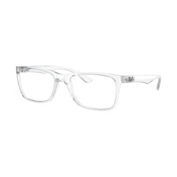 Ray-Ban Transparent Rectangular Unisex Eye Frames image 1