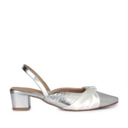 Van Heusen Women's Silver Sling Back Sandals-picture-18